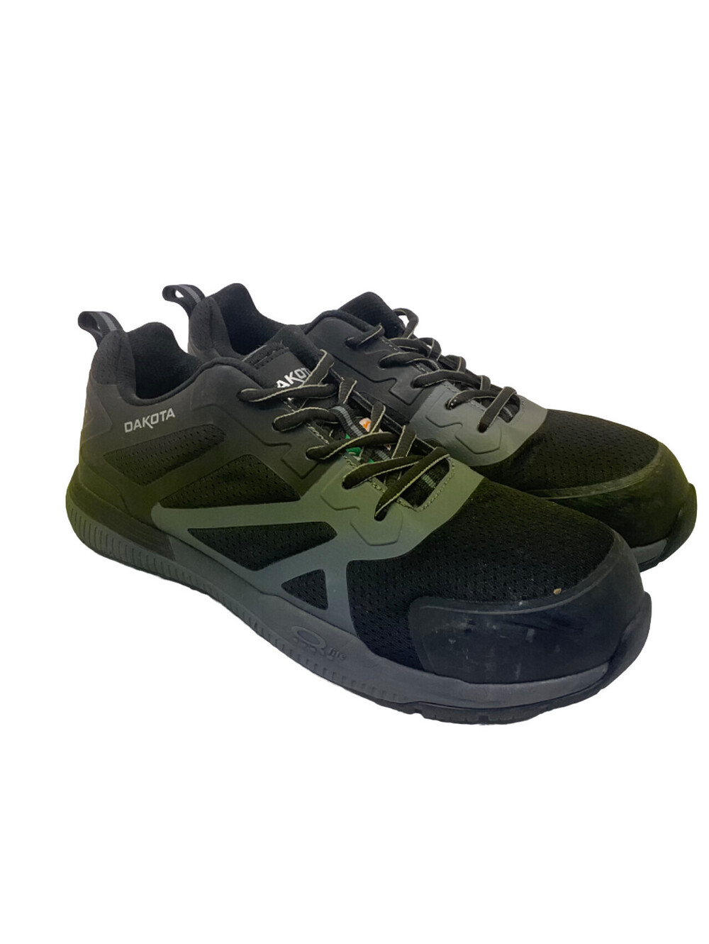 Dakota Men's Low-Cut Composite Toe 3821 Athletic Work Shoes Black/Grey Size 11M - Picture 1 of 8